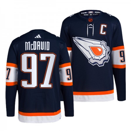 Edmonton Oilers tröja Connor Mcdavid 97 Adidas 2022-23 Navy Reverse Retro 2.0 Authentic - NHL Tröjor Herr Edmonton Oilers tröja Connor Mcdavid 97 Adidas 2022-23 Navy Reverse Retro 2.0 Authentic - NHL Tröjor Herr